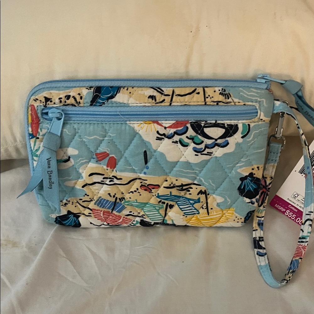 Vera Bradley Multicolor Quilted Wristlet